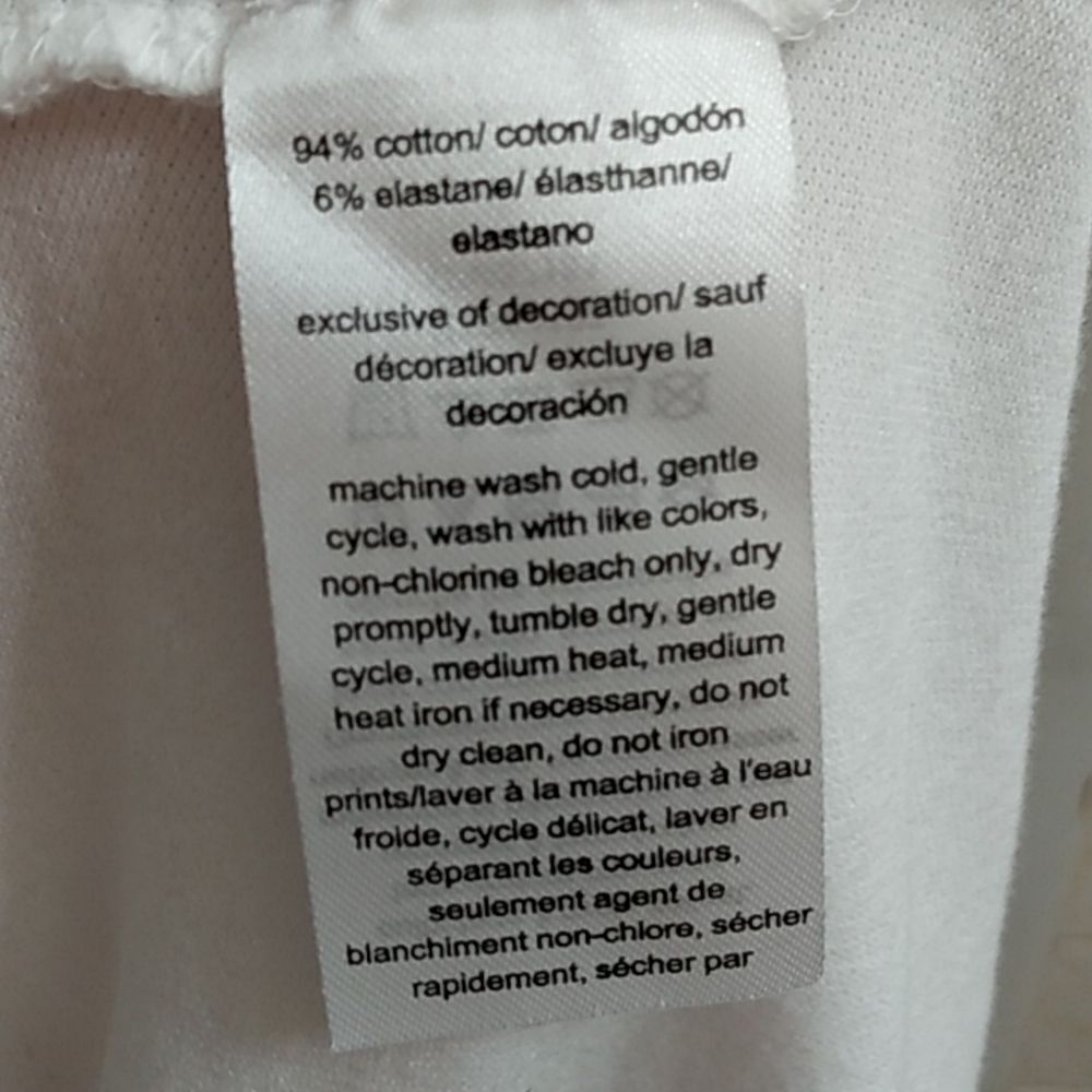 Tommy Hilfiger White with Rainbow Stripe Short Sleeve Hooded T-Shirt Tee Size XL - Picture 10 of 10